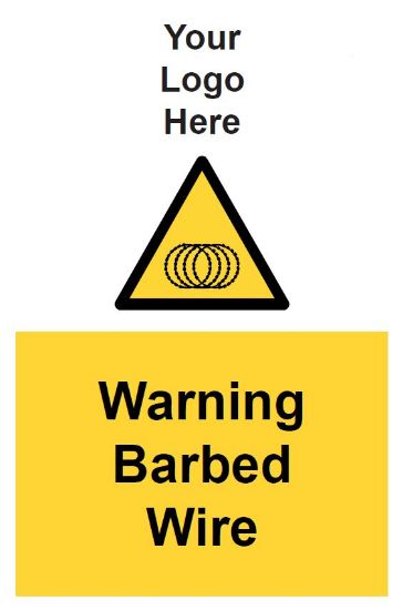 Picture of Warning Barbed Wire 