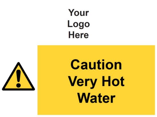 Picture of Caution Very Hot Water 