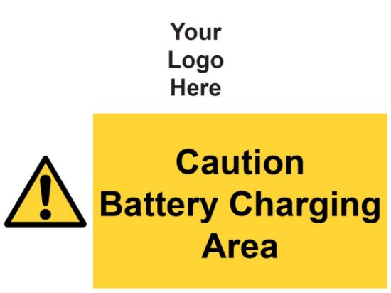 Picture of Caution Battery Charging Area 