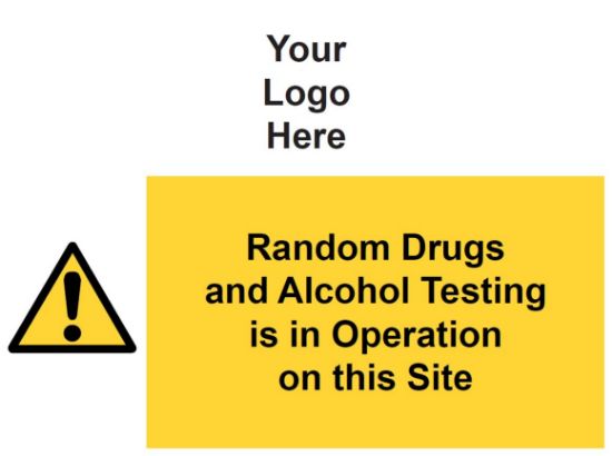 Picture of Random Drugs and Alcohol Testing is in Operation on this Site 