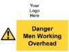 Picture of Danger Men Working Overhead 