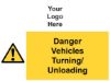 Picture of Danger Vehicles Turning Unloading 