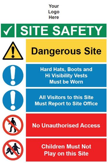 Picture of Site Safety - 5 Point - Portrait