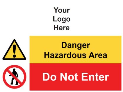 Picture of Danger Hazardous Area - Do Not Enter 