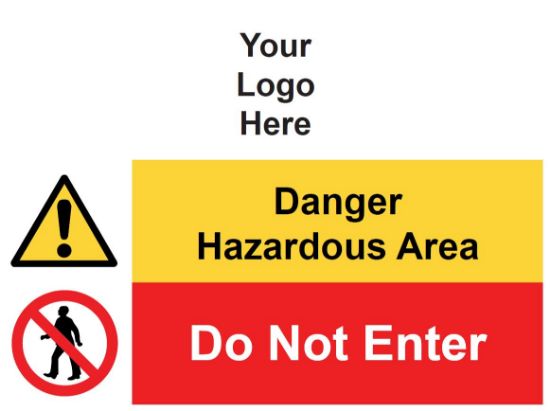 Picture of Danger Hazardous Area - Do Not Enter 
