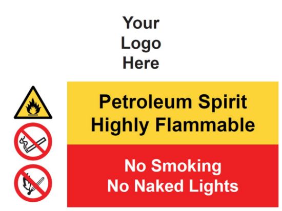 Picture of Petroleum Spirit Highly Flammable 