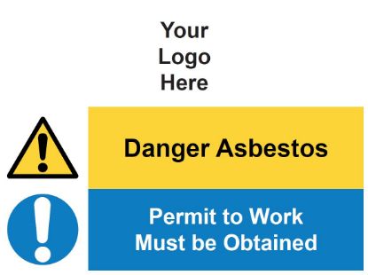 Picture of Danger Asbestos - Permit to Work 