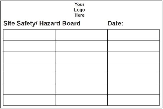 Picture of Site Safety / Hazard Board 