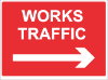 Picture of Works Traffic Signs