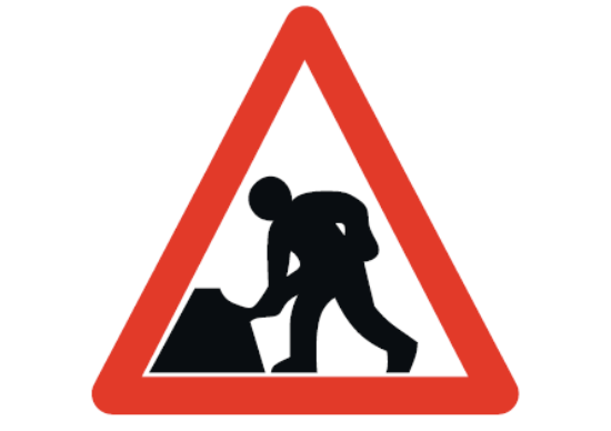 Picture of Men at Work Road Sign