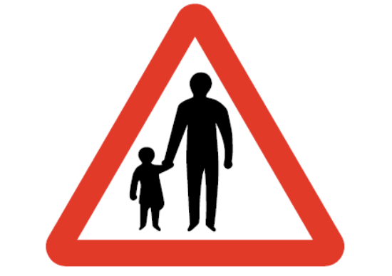 Picture of Pedestrians in Road Ahead Sign