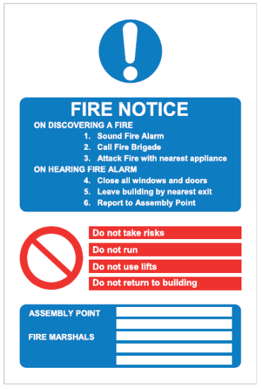 Picture of Fire Notice 