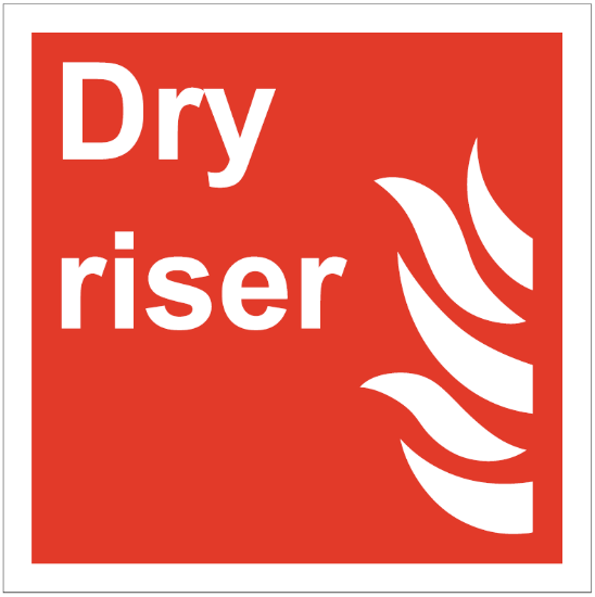 Picture of Dry Riser Location Sign