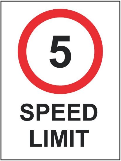 Picture of 5 mph Speed Limit 