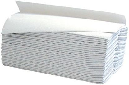 Picture of C Fold Hand Towels White