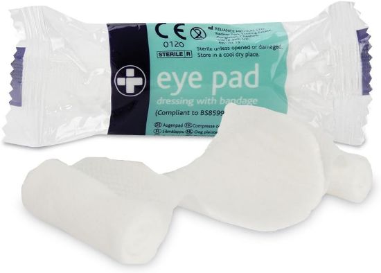 Picture of Eye Pad with Bandage pk 10 